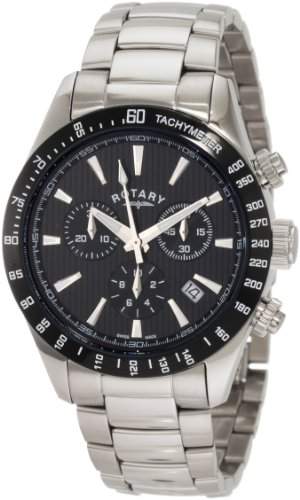 Rotary Herren-Armbanduhr XL Timepieces Chronograph Edelstahl GB0005504