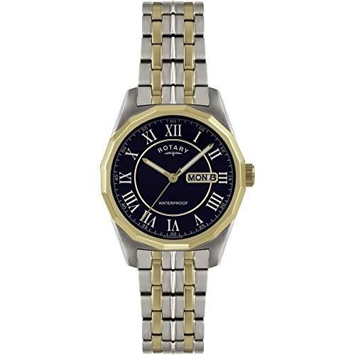 Rotary Black Dial Bracelet Watch GB0222705