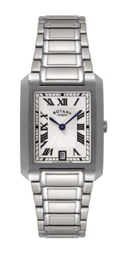 Rotary Herren-Armbanduhr Analog Quarz Edelstahl GB0260501