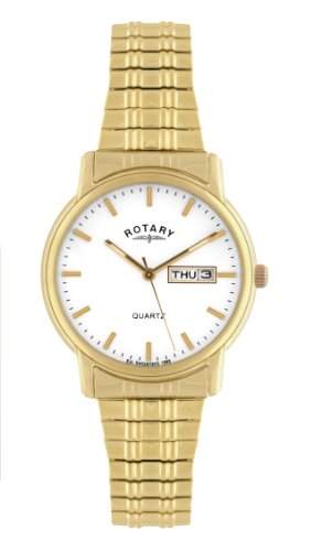 Rotary Herren-Armbanduhr XL Timepieces Analog Edelstahl beschichtet GB0276408