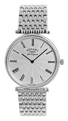 Rotary Herren-Armbanduhr XL Analog Edelstahl GB9000021