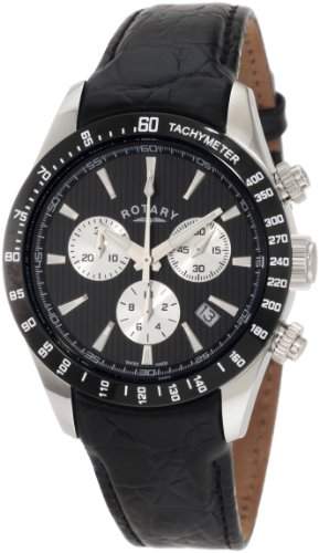 Rotary Herren-Armbanduhr XL Timepieces Chronograph Leder GS0005504