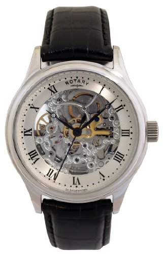 Rotary Herren-Armbanduhr XL Timepieces AnalogAutomatik Leder GS0251806