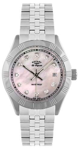 Rotary Damen-Armbanduhr XS Les Originales Analog Edelstahl LB9010007