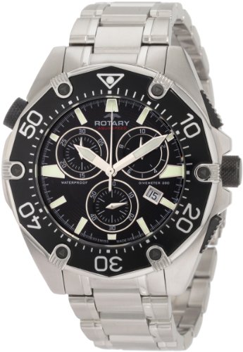 Rotary Herren AGB90036 C 04 G Aquaspeed Sports Chronograph Bracelet Swiss Made Uhr