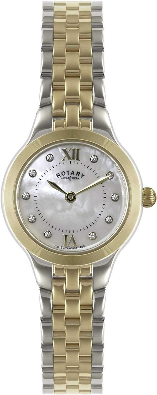 Rotary Watches Ladies Two Tone Bracelet Watch