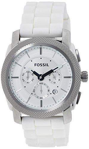 Fossil Herren-Armbanduhr XL Machine Chronograph Quarz Silikon FS4805