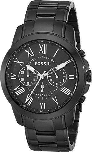 Fossil Herren-Armbanduhr XL Chronograph Quarz Edelstahl beschichtet FS4832