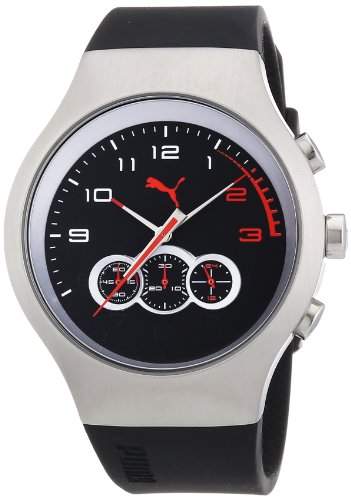 Puma Time Motorsport Herren-Armbanduhr XL Red Zone Analog Plastik APU102791001