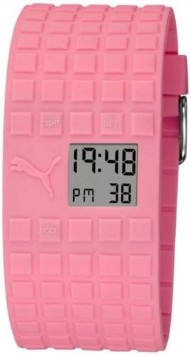 Puma Time Damen-Armbanduhr Cell Pink Digital Quarz Plastik PU910832006