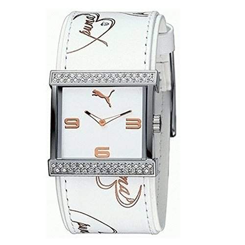 Puma Uhr Armbanduhr Damen Valentine White PU100112004