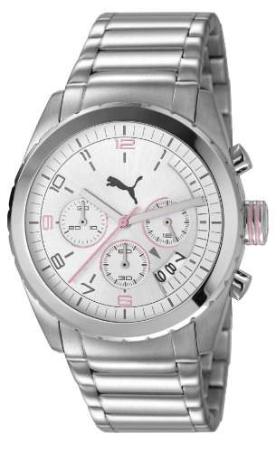 Puma Time Herren-Armbanduhr XL Cycle Chronograph Quarz Edelstahl PU103182001