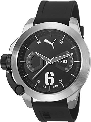 Puma Time Herren-Armbanduhr Advance Analog Quarz Kautschuk PU103781002