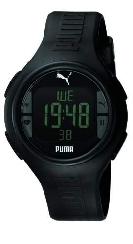 Puma Time Herren-Armbanduhr XL Pulse Black Digital Quarz Plastik PU910541001