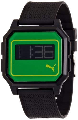 Puma Jam Flachbildschirme Unisex-Armbanduhr Digital Automatik Kunststoff schwarz PU910951009