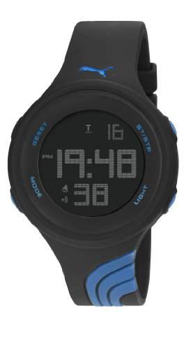 PUMA-PU911091006-Armbanduhr, Digital-Digital-Analog Kunststoff Blau