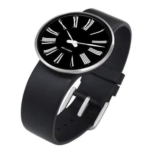 Rosendahl Unisex-Armbanduhr Analog Edelstahl schwarz 43458