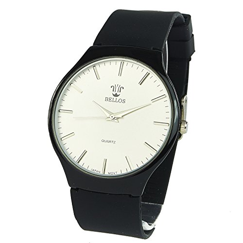 Montre Concept Uhr analog Maenner Armband silikon schwarz gehaeusering rund farbe schwarz zifferblatt silber MVS 1 0025