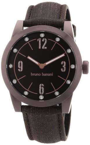Bruno Banani Damen-Armbanduhr TARAS LADIES Analog Quarz Leder BR21117