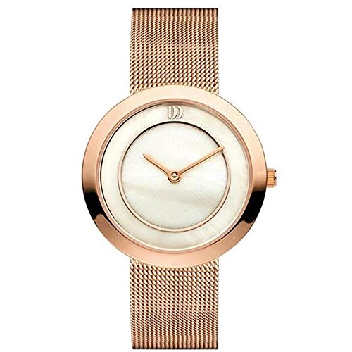Danish Design IV67Q1033 Bronze Tone Stainless Steel Mother of Pearl Tone Dial Womens Watch