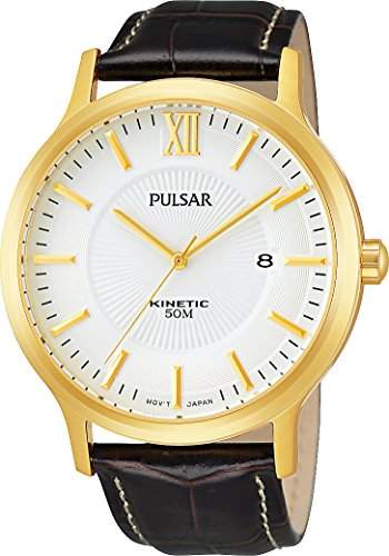 Pulsar Herren-Armbanduhr Analog Quarz Leder PAR182X1