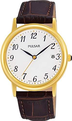 Pulsar Damen-Armbanduhr Analog Quarz Leder PG8240X1