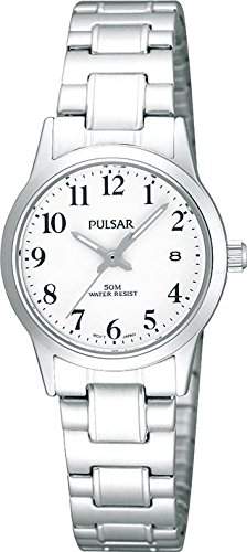 Pulsar Uhren Damen-Armbanduhr XS Klassik Analog Edelstahl PH7145X1