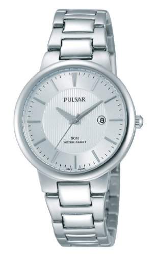 Pulsar Damen-Armbanduhr XS Modern Analog Quarz Edelstahl PH7343X1