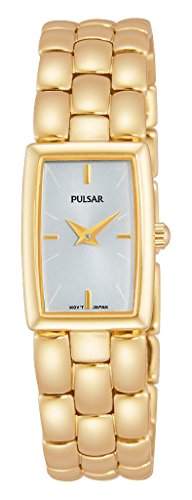 Pulsar Damen-Armbanduhr Modern Analog Quarz Edelstahl beschichtet PJ4002X1