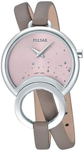 Pulsar Damen-Armbanduhr Analog Quarz Leder PM2051X1