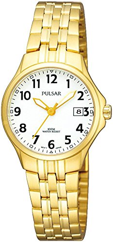 Pulsar Uhren XS Klassik Analog Quarz Edelstahl beschichtet PH7224X1