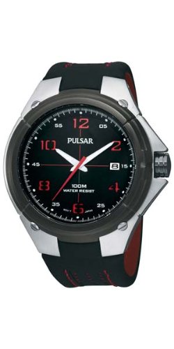 Pulsar Uhren XL Sport Analog Quarz Leder PXH797X1