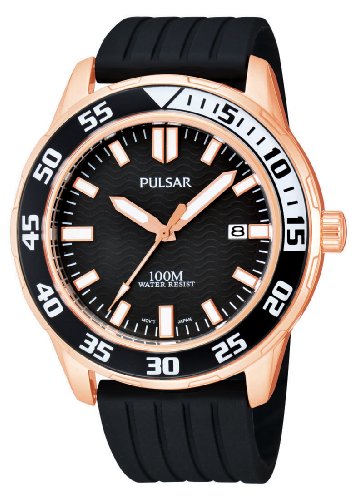 Pulsar Uhren XL Sport Analog Quarz Kautschuk PS9114X1
