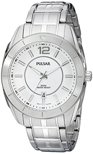 Pulsar Herren ps9339 Analog Display Armbanduhr Analog silber Quarz
