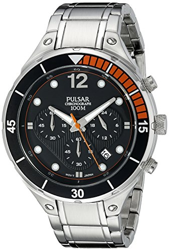 Pulsar Herren pt3635 Analog Display Armbanduhr Analog silber Quarz