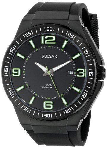 Pulsar Herren PS9227 Analog Display Japanese Quartz Black Armbanduhr