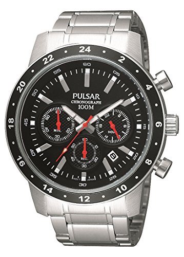 Pulsar Uhren XL Sport Chronograph Quarz Edelstahl PT3161X1