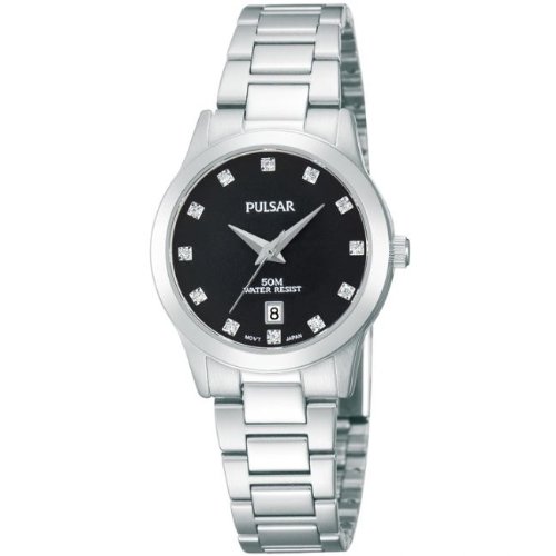 Pulsar Womens Silver Stainless Steel Bracelet Watch PH7277X1
