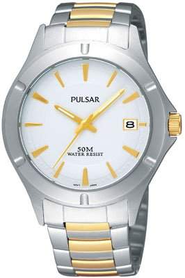 Pulsar PXHA11X1 Mens Quartz Stainless Steel Watch