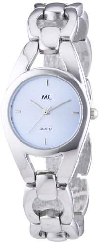 MC Timetrend Damen-Armbanduhr mit blauem Zifferblatt, Schmuckband, Analog Quarz 11791