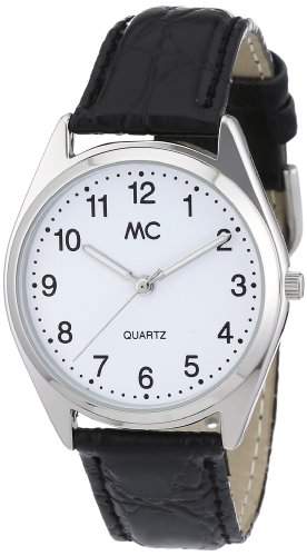 MC Timetrend Herren-Armbanduhr Analog Quarz Leder 23683