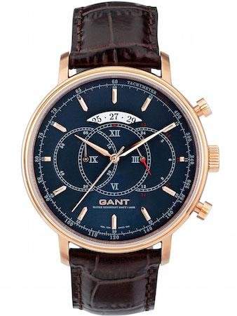 Gant Herren-Armbanduhr CAMERON Chronograph Quarz Leder W10895