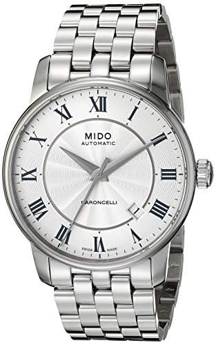 Mido Herren-Armbanduhr XL Baroncelli Analog Automatik Edelstahl M86004211
