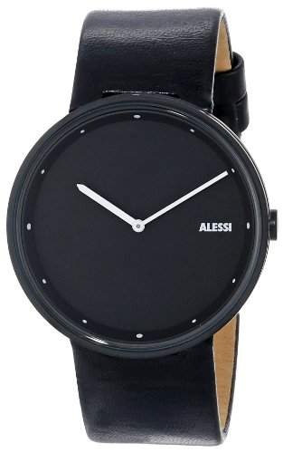 Alessi Herren-Armbanduhr Analog Automatik Leder AL13003
