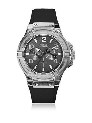 Guess Herren-Armbanduhr Chronograph Quarz Silikon W0247G4