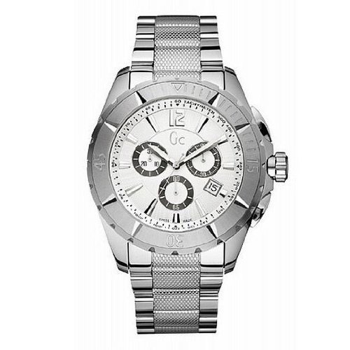 GUESS MENS STAINLESS STEEL CASE CHRONOGRAPH DATE STEEL BRACELET UHR X53001G1S