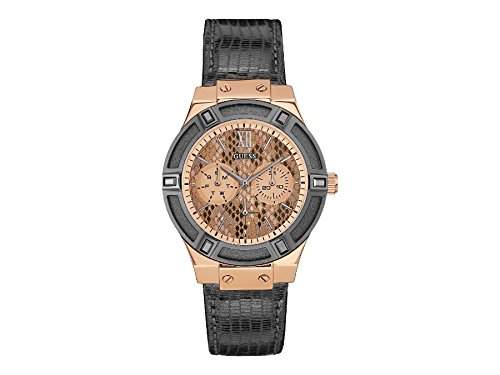 Guess Damen-Armbanduhr Chronograph Quarz Leder W0289L4