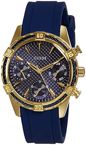 Guess Damen-Armbanduhr Chronograph Quarz Silikon W0562L2