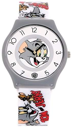 ililily Tom and Jerry Cartoon Logo W Cute Pattern Band Casual Fashion Watch watch-036-1