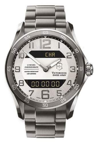 Victorinox Herren-Armbanduhr XL Classic Analog Edelstahl 241301